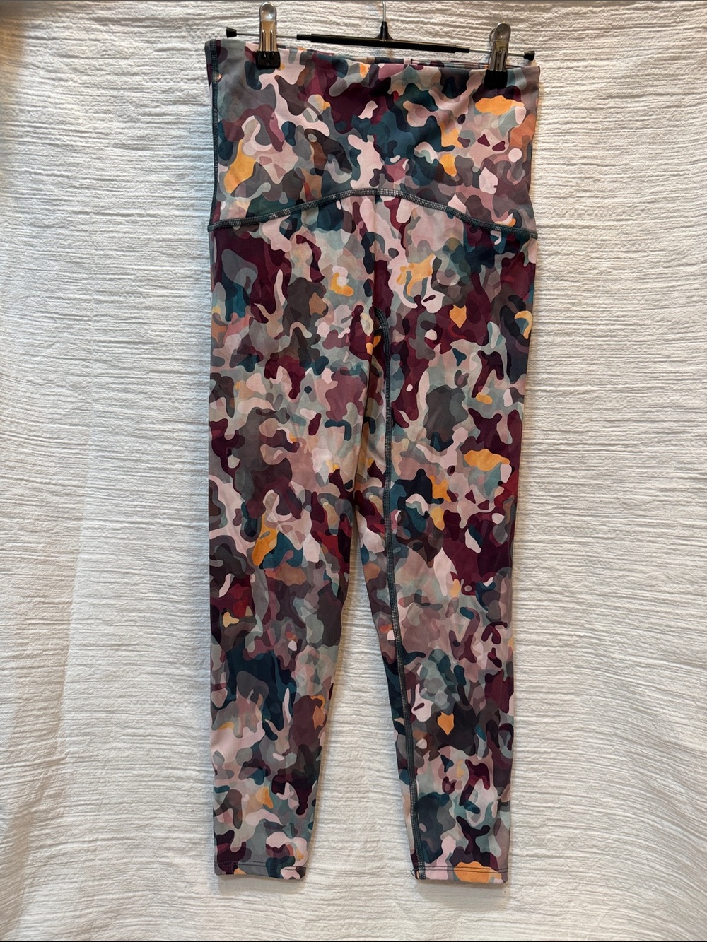 SPANX Multi-Color Camo High-Waist cropped Leggings